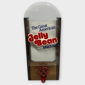 Great American Jelly Bean Machine Wall Hanging Dispenser Retro Vintage Belly M&M